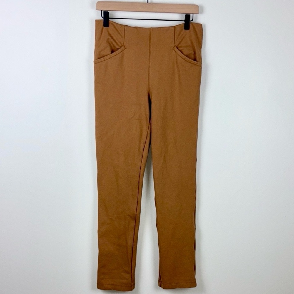 Maeve Anthropologie Pull On Trouser Pants Camel Khaki Womens Size Small Ponte